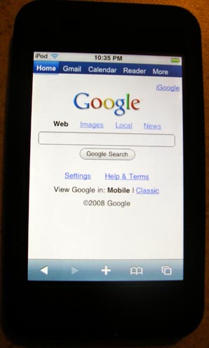 Google iPhone